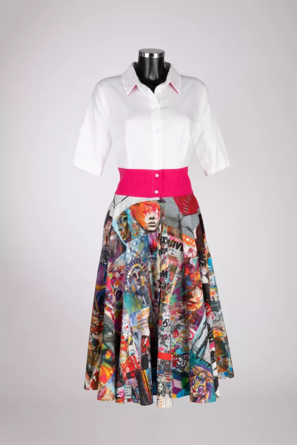 Weites Kleid aus der Kollektion „Kollektion 2022” von magsky | Sandra Hochhaus